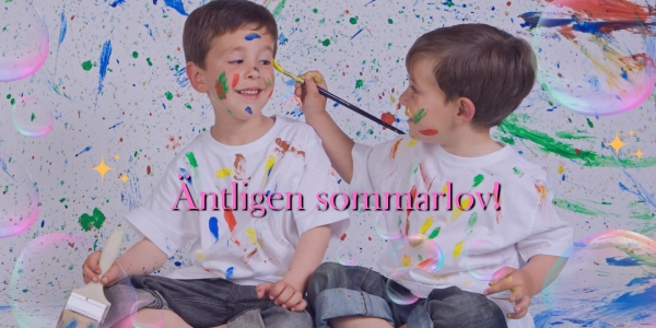 PÅ barnen på Båtsman den 18 juni får barn prova att ansiktsmåla sig själva. 